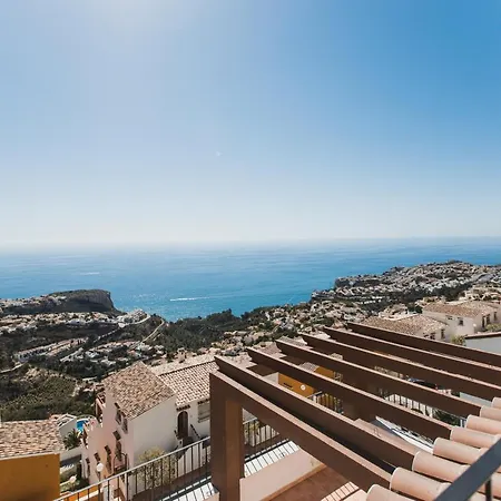 Spacious In El Poble Nou De Benitatxell, Sea View * 库姆布勒德尔索尔